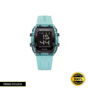 Naviforce 7101 Digital Watch with sporty design, durable silicone strap, and multi-functional features for men